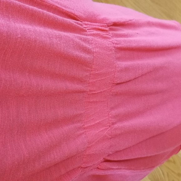 FREE W BUNDLE Derek Heart Plus Short Sleeve T Shirt  Raspberry 2X, 100% Rayon - Picture 4 of 8